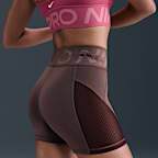 Nike Pro Sculpt Dri-FIT bikeshorts met hoge taille voor dames (13 cm)