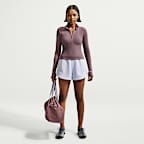 Nike Sportswear Chill Knit Women's Tight Quarter-Zip Long-Sleeve Ribbed Top