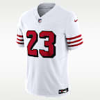 Jersey de fútbol americano Nike Dri-FIT de la NFL Limited para hombre Christian McCaffrey San Francisco 49ers