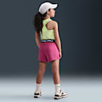 Shorts Dri-FIT para niña talla grande Nike Pro Fleece