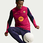 F.C. Barcelona Strike Men's Nike Dri-FIT Football Knit Drill Top