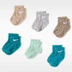 Calze alla caviglia Swoosh Nike (6 paia) – Bebè