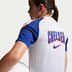 Chelsea F.C. Strike Third Older Kids' Nike Football Dri-FIT Short-Sleeve Top