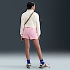 Shorts Dri-FIT para niña talla grande Nike Pro Fleece