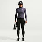 Nike One Fitted Dri-FIT-Jacke mit durchgehendem Reißverschluss für Damen
