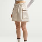 Nike Sportswear Women's Loose Mid-Rise Satin Cargo Shorts