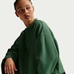 Nike 24.7 ImpossiblySoft Parte de arriba Dri-FIT con cuello redondo, cremallera completa y ajuste oversize - Mujer