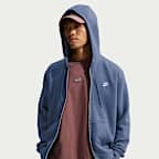 Nike Club Men's Full-Zip Fleece Hoodie