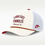 Florida State Denim Men's Nike College Trucker Adjustable Hat