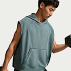 나이키 N.A.C. 남성 드라이 핏 플리스 민소매 트레이닝 후디
