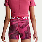 Nike Pro Dri-FIT-shorts (8 cm) til store barn (jente)