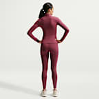 Nike One Fitted Dri-FIT-Jacke mit durchgehendem Reißverschluss für Damen