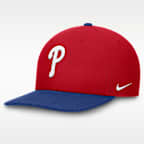 Gorra Nike Dri-FIT de la MLB ajustable para hombre Philadelphia Phillies Pro