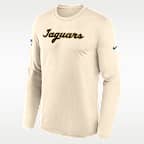 Playera de manga larga Nike Dri-FIT de la NFL para hombre Jacksonville Jaguars Rivalries Collection Sideline Legend