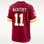 Jersey Nike de la NFL Game para hombre Luke McCaffrey Washington Commanders