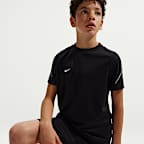 Ποδοσφαιρική κοντομάνικη μπλούζα Nike Dri-FIT Strike για μεγάλα παιδιά