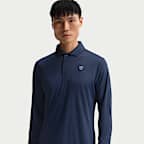 Pánská golfová polokošile Nike Par Dri-FIT s dlouhým rukávem