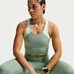 Débardeur de sport court avec brassière à maintien normal Nike Tempo pour femme