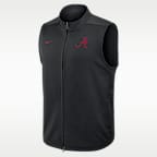 Alabama Victory Men's Nike Therma-FIT College Full-Zip Vest