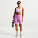 Nike One Women's High-Waisted 8" Biker Shorts with Pockets