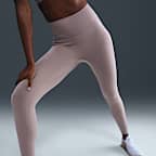 Leggings de cintura alta sin costura delantera de 7/8 para mujer Nike Universa