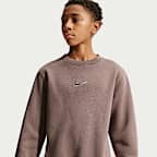 Camisola de futebol de gola redonda Kylian Mbappé Club Fleece Júnior