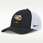 LSU Sideline Rise Gameday Men's Nike College Trucker Adjustable Hat