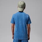 Jordan Big Kids' Air Embroidered Acid Wash T-Shirt