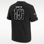 Drake Maye New England Patriots Salute to Service Big Kids' Nike NFL T-Shirt