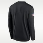 Minnesota Vikings Legend Small Logo Men's Nike Dri-FIT NFL Long-Sleeve T-Shirt