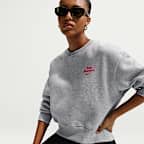 Sweat oversize à col ras-du-cou Nike Sportswear Phoenix Fleece pour Femme