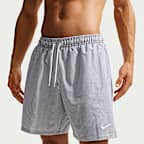 나이키 스윔 브레이커 남성 리플 텍스처 7인치 브리프 라인드 발리 쇼츠