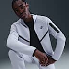 Chamarra Windrunner de tejido Fleece de cierre completo para hombre Nike Tech