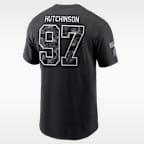 Aidan Hutchinson Detroit Lions Salute to Service Men's Nike NFL T-Shirt