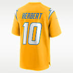 Justin Herbert Los Angeles Chargers Big Kids' Nike NFL Game Jersey