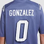 Christian Gonzalez New England Patriots Rivalries Collection Men’s Nike NFL Game Jersey