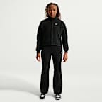 Top de manga larga de tejido Fleece para niña talla grande Nike Sportswear