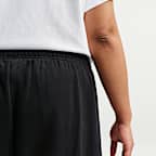 Nike Studio Fleece Medium Weight Women's Oversized Cuffed Logo Pants (Plus Size)