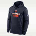 Chicago Bears Toss Sweep Men’s Nike Therma NFL Pullover Hoodie