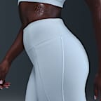 Damskie legginsy o pełnej długości z wysokim stanem bez przedniego szwu Nike Universa