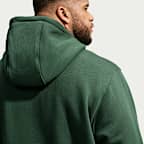 Sudadera con gorro de tejido Fleece y cierre completo para hombre Nike Club