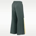 Green Bay Packers Rivalries Collection Wide-Leg Women's Nike NFL Mid-Rise Woven Pants