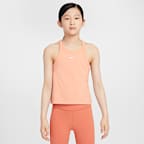 Camiseta de tirantes de cuello alto para niña Nike