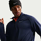 Ανδρική μπλούζα για τρέξιμο Nike Miler Dri-FIT με φερμουάρ στο 1/2 του μήκους