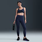 Bra deportivo con almohadillas y cierre frontal para mujer Nike Indy High Support