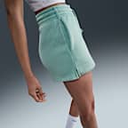 Shorts de tiro medio de 10 cm para mujer Nike Sportswear Phoenix Fleece
