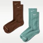 Nike Everyday Wool Cushioned Crew Socks (2 Pairs)