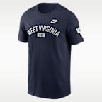 West Virginia Legacy Arch 2-Hit Men's Nike College T-Shirt