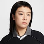 나이키 스포츠웨어 피닉스 플리스 여성 오버사이즈 그래픽 폴로 탑