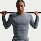 Nike Pro Men's Dri-FIT Tight Long-Sleeve Fitness Top